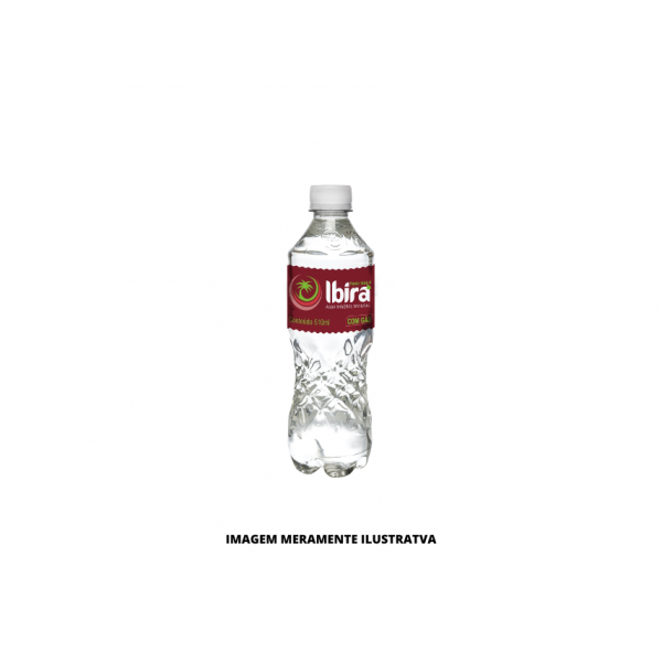 AGUA MINERAL - IBIRA - 510ML COM GAS - CX12